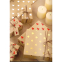 Zöwie Gift wrapping paper 70 x 150 cm Christmas Shining Moments natural with red reindeer shapes