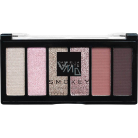 Gabriella Salvete Palette 6 Shades Eyeshadow Palette Smokey Romantic 6 Shades