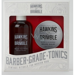 Hawkins & Brimble Men Beard Shampoo 250 ml + Beard Balm 50 ml, cosmetic set for men