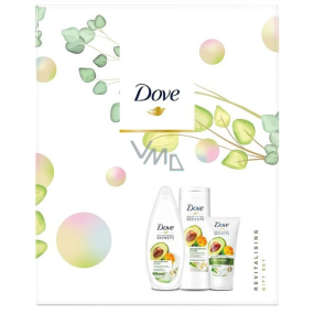 Dove Nourishing Secrets Stimulating Ritual Avocado oil + marigold extract shower gel 250 ml + body lotion 250 ml + hand cream 75 ml, cosmetic set