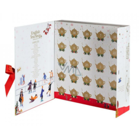 English Tea Shop Bio Advent calendar Wellness 25 pieces of loose tea pyramids, 25 flavors, 50 g, gift set