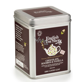 English Tea Shop Organic Rooibos Chocolate and Vanilla loose tea 100 g
