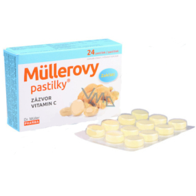 Müller lozenges with ginger and vitamin C 24 pieces