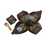 English Tea Shop Organic Green Tea with Mint Loose Leaf 80 g + Wooden Scoop with Clip