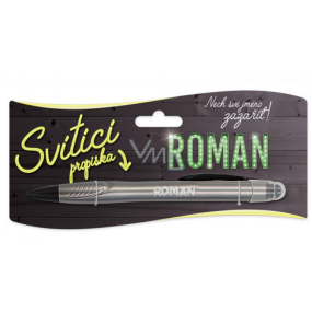 Nekupto Glowing pen named Roman, touch tool controller 15 cm