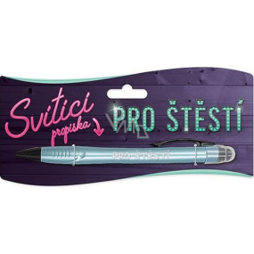 Nekupto Glowing pen with print For luck, touch tool controller 15 cm