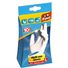 Fino Disposable powdered gloves size L 10 pieces