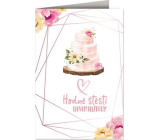 Nekupto Wedding Card Wedding Cake 115 x 170 mm 3609 J