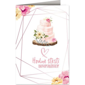 Nekupto Wedding Card Wedding Cake 115 x 170 mm 3609 J