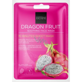 Gabriella Salvete 15 Minutes Sheet Mask Dragon Fruit soothing textile face mask 1 piece