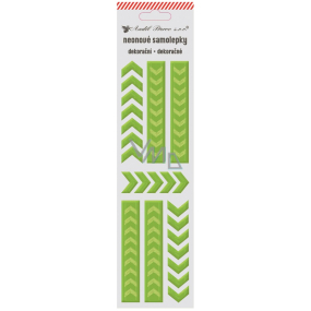 Stickers neon ribbon yellow 7 x 28,5 cm