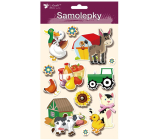 Stickers farm 3D Donkey 13 x 23 cm