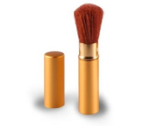 Diva & Nice Cosmetic brush with synthetic bristle cap gold mini 9 cm