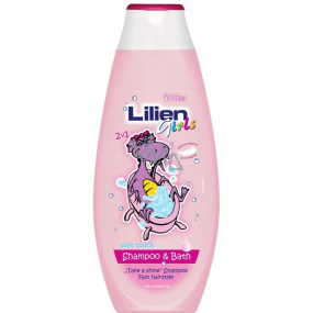 Lilien Girls shampoo and bath foam 2 in 1 for girls 400 ml