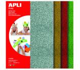 Apli Foam with glitter (blue, gold, red, green) 210 x 297 x 2 mm A4 4 sheets
