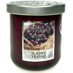 Heart & Home Sweet cherries Soy scented candle large burns for up to 75 hours 340 g
