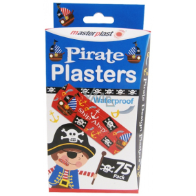 Masterplast Pirate waterproof patch for children 75 pieces