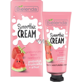 Bielenda Smoothie Cream Strawberry + Watermelon + Probiotics moisturizing cream for face and décolleté 50 ml
