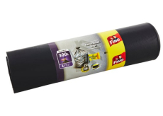 Fino Construction Bags garbage bags black, 70 µ, 300 liters, 135 x 146 cm, 6 pieces
