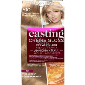 Loreal Paris Casting Creme Gloss cream hair color 810 Vanilla ice cream