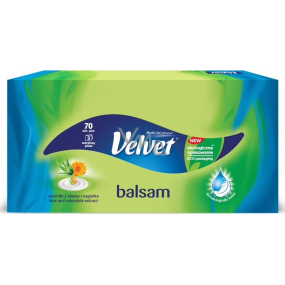 Velvet Balsam 3 ply paper tissues 70 pcs in box