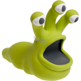 Karlie Flamingo Latex Monster green whistling toy for dogs 14 x 12 cm