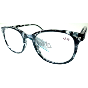 Berkeley Reading glasses +2.5 plastic tabby white-black 1 piece MC2198