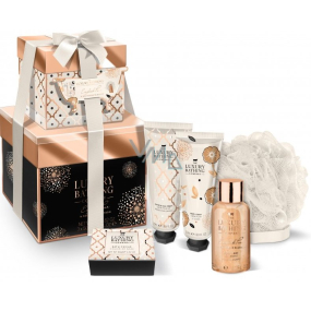 Grace Cole Box Of Delights shower gel 50 ml + hand cream 50 ml + body cream 50 ml + bath pearls 80 g + body sponge, cosmetic set