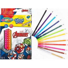 Colorino Crayons triangular Marvel Avengers 13 colors