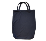 Shopping bag black with tube 42 x 33 x 5.5 cm 9937