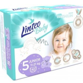 Linteo Baby Premium 5 Junior 11 - 21 kg disposable diapers 42 pieces