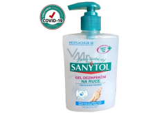 Sanytol Sensitive disinfectant gel for hands, moisturizing destroys viruses and bacteria 250 ml (AH1N1)