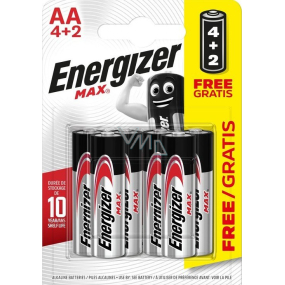 Energize AA / LR6 Max batteries 4 + 2 free