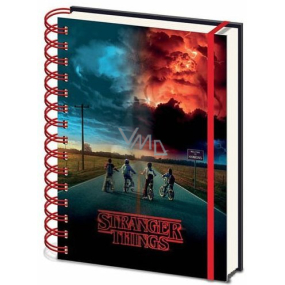 Epee Merch Stranger Things notebook A5 3D 21 x 14,8 cm lined