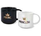 Nekupto Pair of mugs Prince and Princess 2 x 350 ml