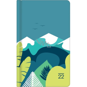 Albi Diary 2022 Pocket Weekly Mountains 15.5 x 9.5 x 1.2 cm