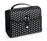 Diva & Nice Cosmetic handbag Polka Dot 17.8 x 10.8 x 12.7 cm.