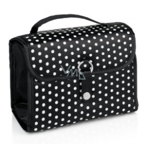 Diva & Nice Cosmetic handbag Polka Dot 17.8 x 10.8 x 12.7 cm.