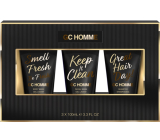 Grace Cole GC Homme cleansing gel for face 100 ml + shampoo 100 ml + body wash 100 ml, cosmetic set for men