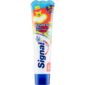 Signal Kids Fruits Gold 3-6 years toothpaste for children 50 ml