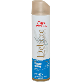Wella Deluxe Wonder Volume strongly firming hairspray for a volume of 250 ml