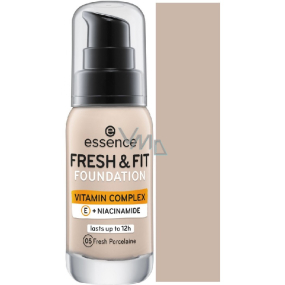 Essence Fresh & Fit liquid make-up with vitamin complex 05 Fresh Porcelaine 30 ml