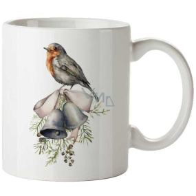 Bohemia Gifts Ceramic mug with a picture of a bird 350 ml