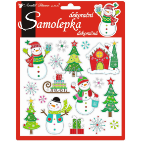 Christmas merry 3D stickers 18 x 17 cm