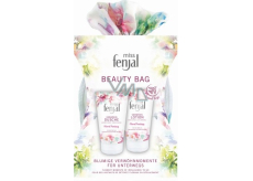 Fenjal Miss Floral Fantasy shower gel 75 ml + body lotion 75 ml + cosmetic bag, cosmetic set
