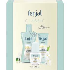 Fenjal Classic hand cream 75 ml + shower gel 200 ml + 48h ball antiperspirant roll-on 50 ml, cosmetic set