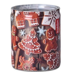 Bolsius Christmas gingerbread scented candle in glass 68 x 80 cm, burning time 23 hours