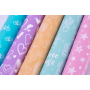 Apli Gift Wrapping Paper 70 x 200 cm Nordik Fun Pastel Orange - Flowers