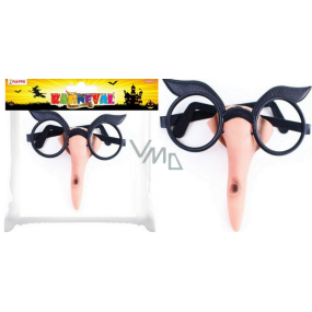 Rappa Halloween Witch glasses with nose 1 piece