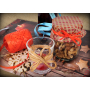 Albi Raffia natural paper ribbon Red 10 m